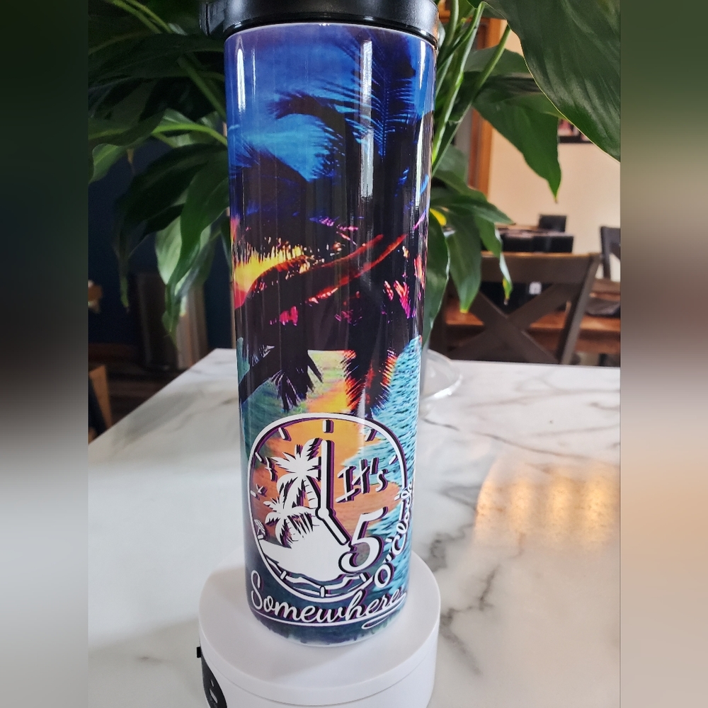 Drink Happy Thoughts Drinking Quotes 30oz Tumbler with duo lids 🎉sale